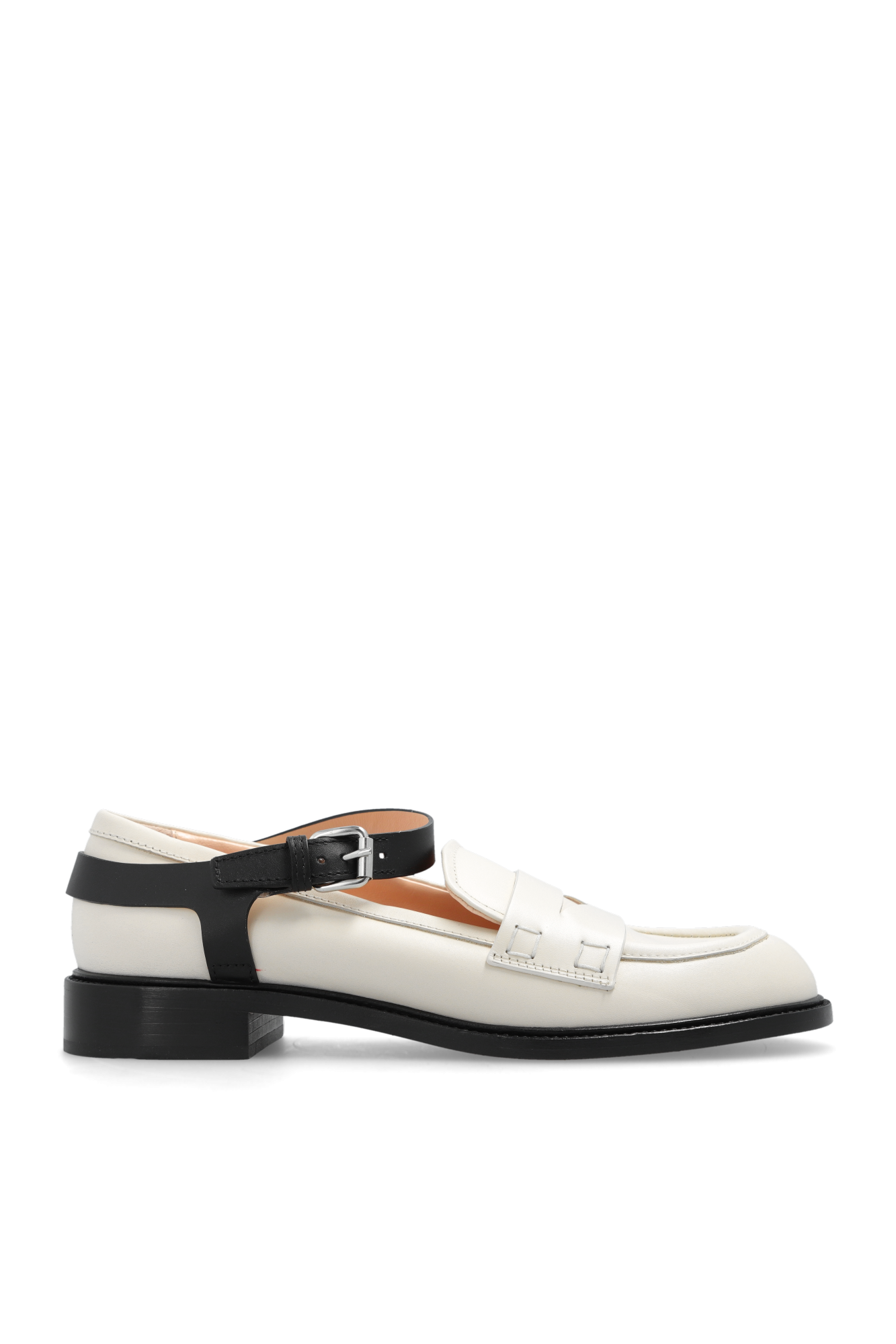 Cream Olivia loafers AGL Vitkac Australia